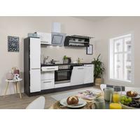 Cocina Pequeña Bloque de Cocina Roble Blanco Amanda 250CM respekta Premium