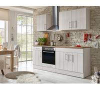 Cocina Pequeña Bloque Vacío Casa de Campo Alerce Blanco Anton 210CM respekta