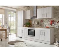 Cocina Pequeña Bloque Vacío Casa de Campo Alerce Blanco Anton 270CM respekta