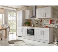 Cocina Pequeña Bloque Vacío Casa de Campo Alerce Blanco Anton 270CM respekta