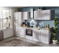 Cocina Pequeña Bloque Vacío Casa de Campo Alerce Blanco Anton 310CM respekta