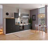 Cocina Pequeña Bloque Vacío Cocina Blanco Negro Malia 310CM respekta
