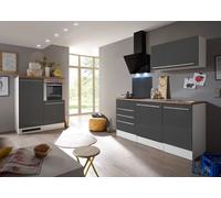 Cocina Pequeña Bloque Vacío Cocina Gris Gabriel 290CM respekta Premium