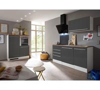 Cocina Pequeña Bloque Vacío Cocina Gris Gabriel 290CM respekta Premium