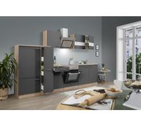 Cocina Pequeña Bloque Vacío Cocina Roble Gris Merle 300CM respekta