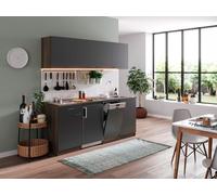 Cocina Pequeña Cocina Individual Roble York Gris Oliver 195CM respekta
