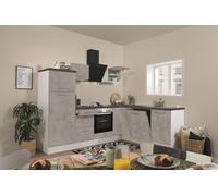 Cocina Pequeña Winkelküche Concreto Amanda 260 X 200CM respekta Premium