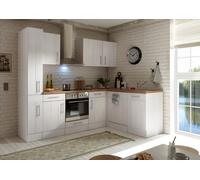 Cocina Pequeña Winkelküche Landhaus Alerce Blanco Anton 250 X 172CM respekta