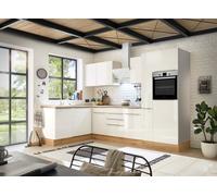 Cocina Pequeña Winkelküche Marleen Premium De 310 CM Blanco Artisan Roble