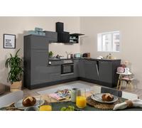 Cocina Pequeña Winkelküche Roble Gris Amanda 260 X 200CM respekta Premium