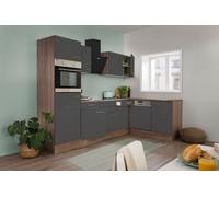 Cocina Pequeña Winkelküche Roble York Gris Oliver 280 X 172CM respekta