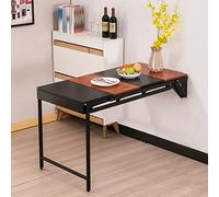 Cocina plegable Murphy Mesa Media Mundial de la pared Estantes flotantes - Mesa de trabajo multifunción de ahorro de espacio con comedor convertible y capacidad de plegamiento de lavandería Beauty