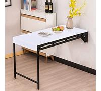 Cocina plegable Murphy Mesa Media Mundial de la pared Estantes flotantes - Mesa de trabajo multifunción de ahorro de espacio con comedor convertible y capacidad de plegamiento de lavandería Beauty