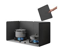 Cocina Plegable Protector Antisalpicaduras, Plegabl Protector De Aceite, Panel De Protección Pared Y Encimera, Negro, para Cortavientos De Ventanas, Barbacoas Al Aire Libre ( Size : 60x90x45cm )