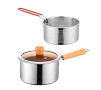 Cocina que ahorra espacio, colador fácil inoxidable de calidad alimentaria, aperitivos familiares seguros, cocina compacta que ahorra aceite