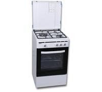 Cocina Rommer VCH-350 FG BUT 3 zonas gas butano horno 50L blanca