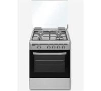 Cocina Rommer VCH604FG Gas 4 Fuegos Horno 55L Triple Corona Inox