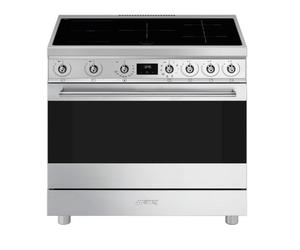 Cocina Smeg Symphony C9IMX2 5 zonas inducción, horno multifunción 115L acero inoxidable