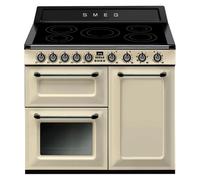 Smeg CUISINIARE TR103IP2 Cocina familiar tipo industrial Eléctrico Con placa de inducción Crema de color