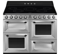 Cocina Smeg TR4110IX2 Inducción Acero Inoxidable 110x60cm 3 hornos 61L clase A