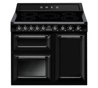 Cocina Smeg Victoria Inducción 100x60 cm Termoventilado Vapor Clean Acero Inoxidable