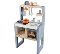 Cocina Smoby Rosemary con Horno, Placa de Cocina, Fregadero y 19 Accesorios - Fabricada en Francia