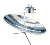 Cocina solar parabólica | Horno plegable de alta potencia para exteriores | Portátil para camping, emergencia y vida ecológica