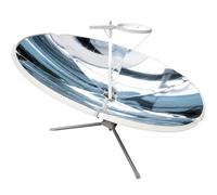Cocina solar portátil, concentrador de horno de camping de 1800 W de 59 | El diseño solar reflectante alcanza un punto de luz de 426.7-537.8 °C para hervir, freír, cocinar al vapor