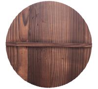 Cocina Tapa de Olla de Madera Multifuncional Manija Tapa de la Cacerola Respetuosa con el Medio Ambiente Tapa de la Tapa de la Olla de Madera para