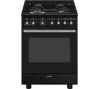 Cocina todo horno SMEG CX61GMBL 4 fuegos Gas 60cm Inox