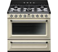 Cocina todo horno SMEG TR90P2 5 fuegos Gas 90cm Crema