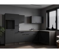 Cocina Vacía Cocina Esquinera Roble York Gris Mate Oliver 310 X 172 CM Respekta