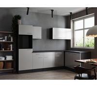 Cocina Vacia Esquinera Gris Mate Blanco Oliver 280 X 172 Cm Respekta