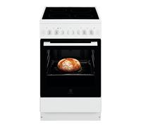 Electrolux LKR500066W - Cocina Vitrocerámica de 4 Zonas y Horno Eléctrico de 60 cm