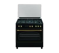 Vitrokitchen RU9060B cocina Cocina independiente Gas Encimera de gas Antracita