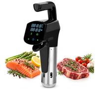 Cocinador Sous Vide, baño máximo de 20 L, 25-92,5°C, circulación de agua 3D | Kit de Sous Vide Eléctrico, Circula el Agua para un Calentamiento Uniforme, Control por Pantalla Táctil o Aplicación