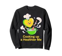 Cocinando un diseño de Chef de corazón más Saludable Sudadera