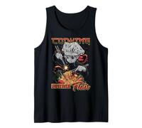 Cocinar Anime Flair Chibi Chef Fideos Lanzar Meme Camiseta sin Mangas