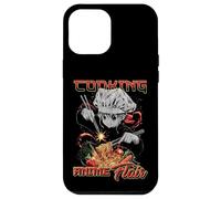 Cocinar Anime Flair Chibi Chef Fideos Lanzar Meme Carcasa para iPhone 12 Pro Max