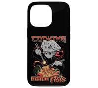Cocinar Anime Flair Chibi Chef Fideos Lanzar Meme Carcasa para iPhone 13 Pro