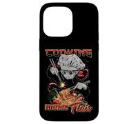 Cocinar Anime Flair Chibi Chef Fideos Lanzar Meme Carcasa para iPhone 14 Pro Max