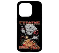 Cocinar Anime Flair Chibi Chef Fideos Lanzar Meme Carcasa para iPhone 15 Pro