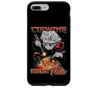 Cocinar Anime Flair Chibi Chef Fideos Lanzar Meme Carcasa para iPhone 7 Plus/8 Plus