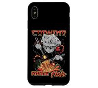 Cocinar Anime Flair Chibi Chef Fideos Lanzar Meme Carcasa para iPhone XS Max