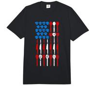 Cocinar Bandera Americana 4 de Julio Hombres Mujeres Cooker USA Comfort Colors Adult Heavyweight T-Shirt