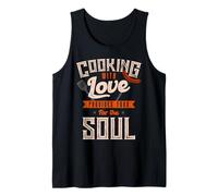 Cocinar con Amor Proporciona alimento para el Alma Camiseta sin Mangas