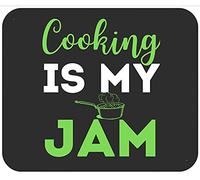 Cocinar Es Mi Pasión Linda Señora del Almuerzo De Regreso A La Escuela Alfombrilla De Ratón Lavable Alfombrilla De Escritorio Bordes Cosidos Mouse Pad para Pc Ordenador Hogar 25X30Cm