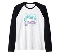 Cocinar y Hacer un Gran Equipo para Chefs Camiseta Manga Raglan