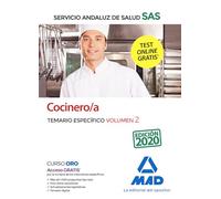 Cocinero/a del Servicio Andaluz de Salud. Temario específico volumen 2