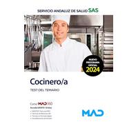 Cocinero/a del Servicio Andaluz de Salud. Test y casos prácticos